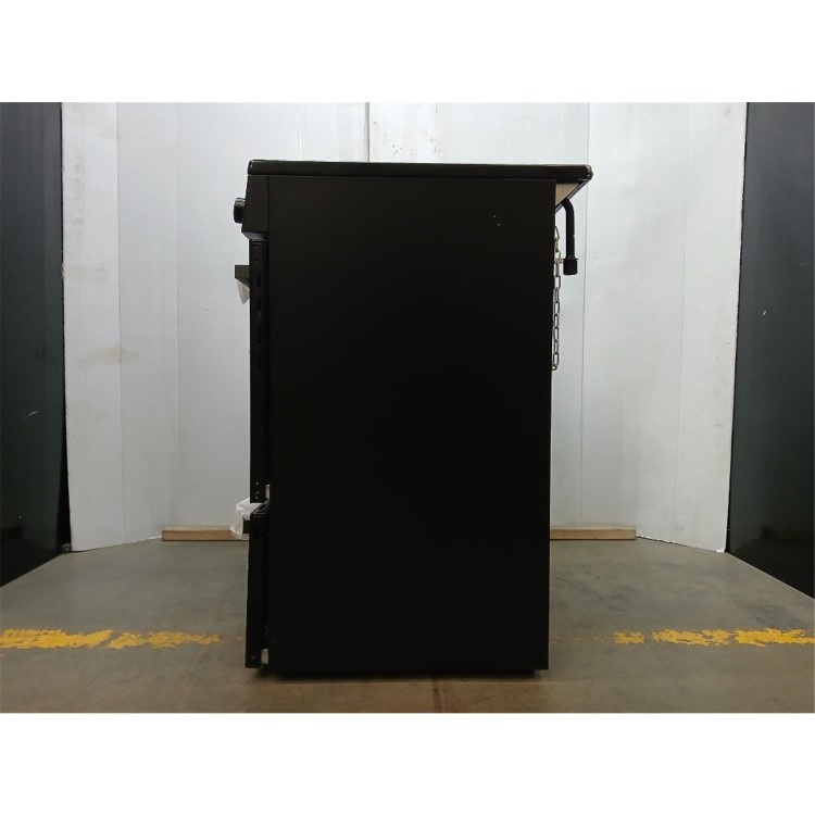 GRADE A2 - electriQ 100cm Dual Fuel Range Cooker - Black