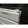 GRADE A3 - Riace White Horizontal Flat Designer Radiator 600x884mm Double Panel 3342 BTU