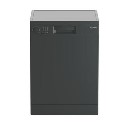 79074101/1/IN2FE13DT9AUK Refurbished Indesit Push&Go Freestanding Dishwasher - Graphite