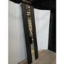 GRADE A3 - Specchio Midnight Black Vertical Oval Designer Radiator with Mirror 1800x500mm Single Panel 2680 BTU