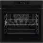 GRADE A2 - AEG 7000 Series BSE778380T SteamCrisp Pyrolytic Self-Cleaning Single Oven with Food Probe - Matt Black
