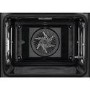 GRADE A2 - AEG 7000 Series BSE778380T SteamCrisp Pyrolytic Self-Cleaning Single Oven with Food Probe - Matt Black
