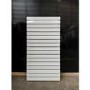 GRADE A3 - Riace White Horizontal Flat Designer Radiator 600x1156mm Double Panel 4370 BTU