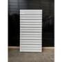 GRADE A3 - Riace White Horizontal Flat Designer Radiator 600x1156mm Double Panel 4370 BTU
