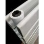 GRADE A3 - Riace White Horizontal Flat Designer Radiator 600x1156mm Double Panel 4370 BTU