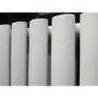 GRADE A3 - Sorrento White Horizontal Oval Designer Radiator 600x767mm Double Panel 3119 BTU
