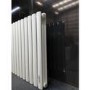 GRADE A3 - Sorrento White Horizontal Oval Designer Radiator 600x767mm Double Panel 3119 BTU