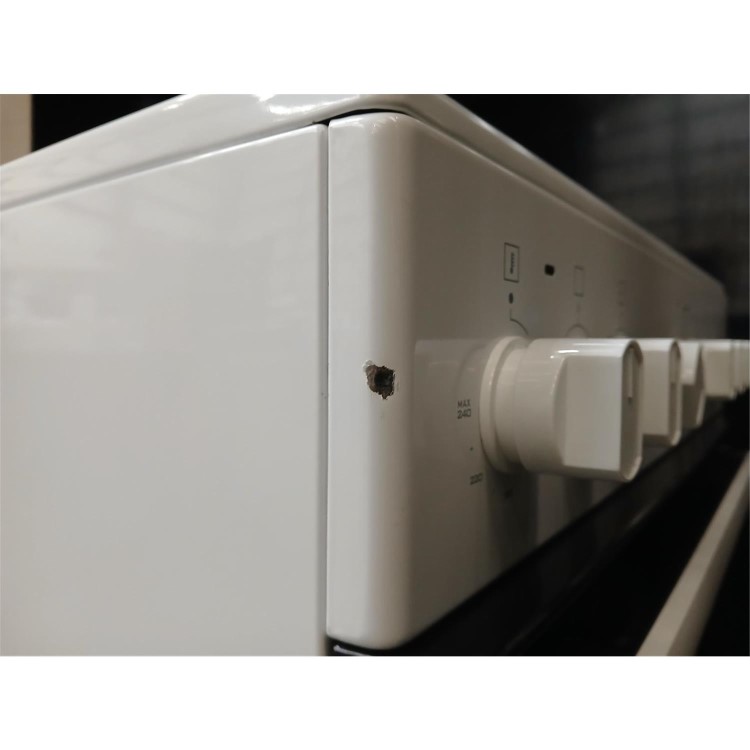 GRADE A2 - electriQ 60cm Electric Cooker - White