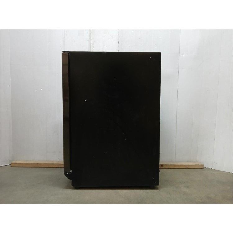 GRADE A3 - electriQ 18 Bottle Capacity 30cm Freestanding Under Counter Wine Cooler - Premium Dark Stainless Steel