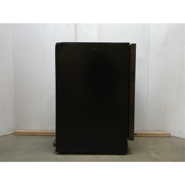 GRADE A3 - electriQ 18 Bottle Capacity 30cm Freestanding Under Counter Wine Cooler - Premium Dark Stainless Steel