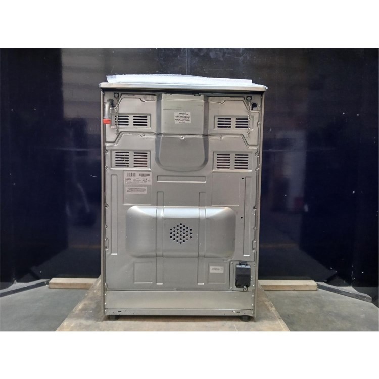 GRADE A2 - electriQ 60cm Dual Fuel Cooker - Stainless Steel