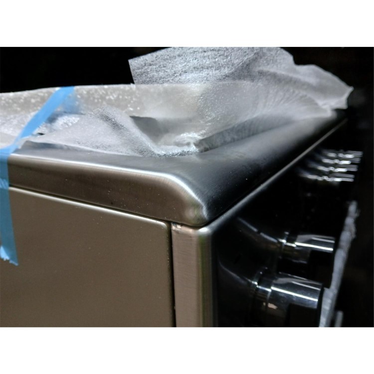 GRADE A2 - electriQ 60cm Dual Fuel Cooker - Stainless Steel
