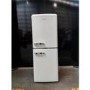 GRADE A2 - electriQ 153 Litre 60/40 Retro Freestanding Fridge Freezer - Cream Total No Frost