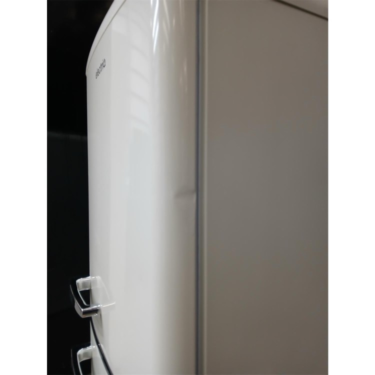 GRADE A2 - electriQ 153 Litre 60/40 Retro Freestanding Fridge Freezer - Cream Total No Frost