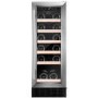 Refurbished CDA 19 Bottle Capacity Single Zone Freestanding 30cm Under Counter Wine Cooler - Stainless Steel