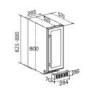 Refurbished CDA 19 Bottle Capacity Single Zone Freestanding 30cm Under Counter Wine Cooler - Stainless Steel