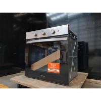 GRADE A3 - Indesit IO233XUK Click&Clean Electric Single Oven - Stainless Steel  