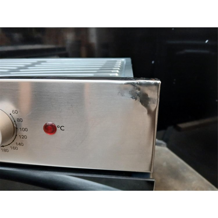 GRADE A3 - Indesit IO233XUK Click&Clean Electric Single Oven - Stainless Steel  