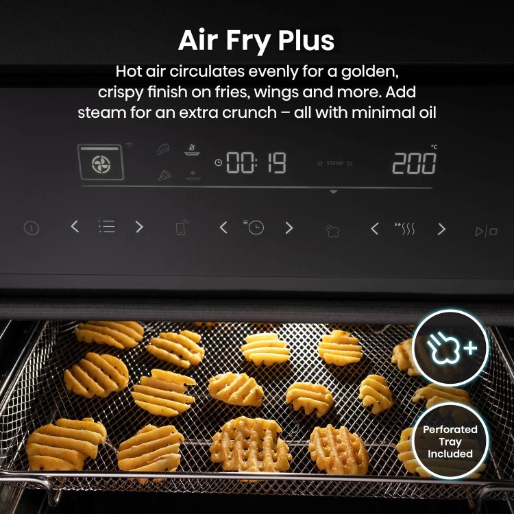 Hisense BSA66346PDBGUK Digital Electric Self Cleaning Single Oven - Black
