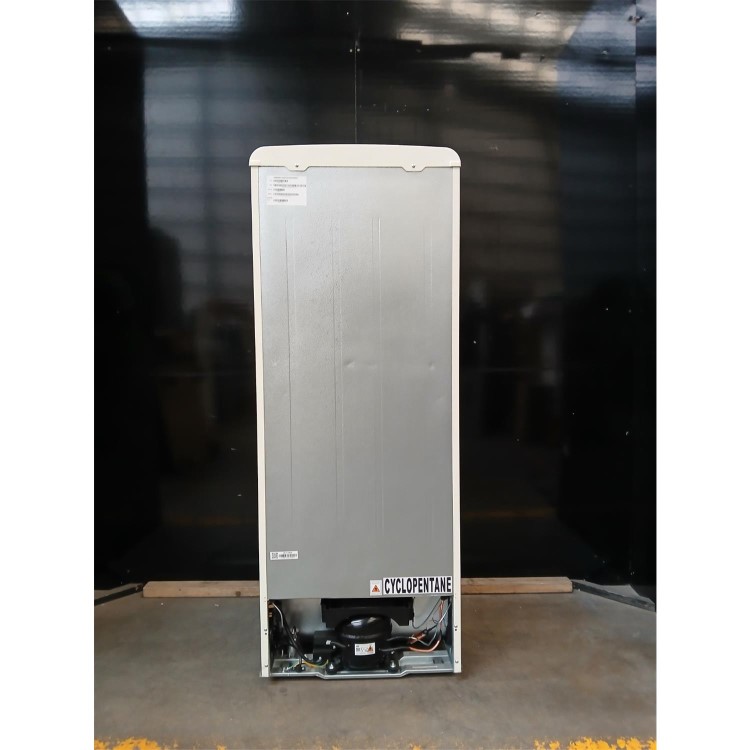 GRADE A2 - electriQ 204 Litre 80/20 Retro Freestanding Fridge Freezer - Cream