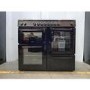 GRADE A2 - electriQ 100cm Dual Fuel Range Cooker - Black