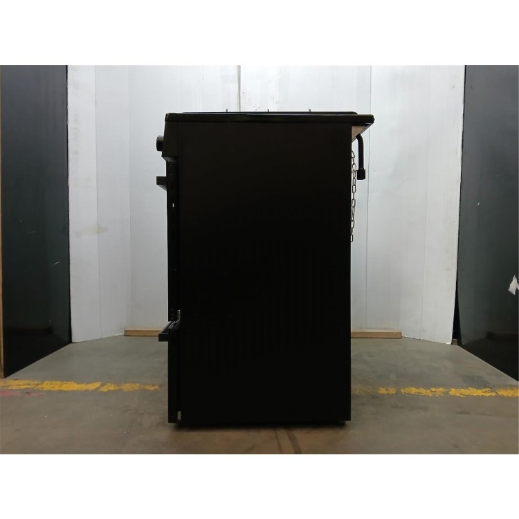 GRADE A2 - electriQ 100cm Dual Fuel Range Cooker - Black
