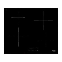 GRADE A3 - Smeg 60cm 4 Zone Plug & Play Induction Hob