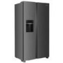 Refurbished electriQ 513 Litre Side-by-Side American Fridge Freezer  Stainless Steel