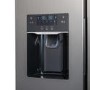 Refurbished electriQ 513 Litre Side-by-Side American Fridge Freezer  Stainless Steel