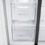 Refurbished electriQ 513 Litre Side-by-Side American Fridge Freezer  Stainless Steel