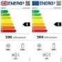 Refurbished electriQ 513 Litre Side-by-Side American Fridge Freezer  Stainless Steel
