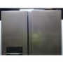 GRADE A2 - electriQ 513 Litre Side-by-Side American Fridge Freezer – Stainless Steel