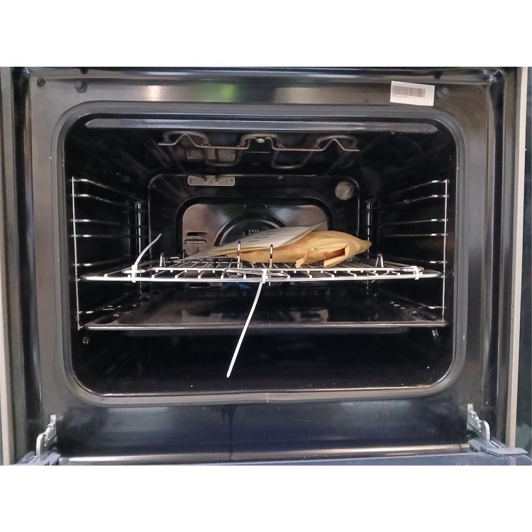 Refurbished electriQ 60cm Dual Fuel Single Oven Cooker - Stainless Steel
