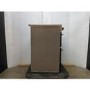 GRADE A2 - electriQ 60cm Double Oven Dual Fuel Cooker with Mirror Door