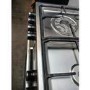 GRADE A2 - electriQ 60cm Double Oven Dual Fuel Cooker with Mirror Door