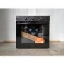 GRADE A3 - Indesit IO233BUK Click&Clean Electric Single Oven - Black   