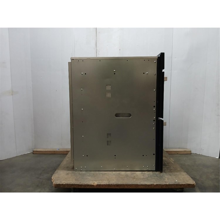 GRADE A2 - electriQ Built-Under Electric Double Oven - Black