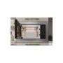GRADE A3 - Indesit Built-In 900W Microwave with Grill - Stainless Steel