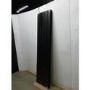 GRADE A3 - Eco Eleganza Midnight Black Vertical Flat Designer Aluminium Radiator 1600x375mm Double Panel 3374 BTU