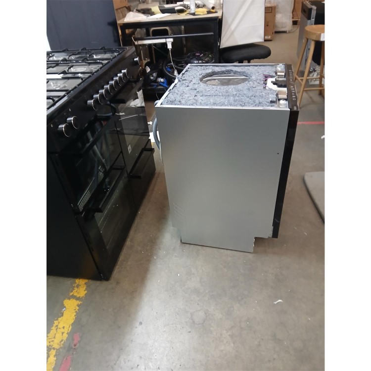 GRADE A2 - Haier Washlens Series 4 Integrated Dishwasher - Smart Wi-Fi B-Rated Black control panel