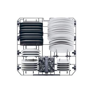 Refurbished Haier Washlens Plus Integrated Dishwasher - Smart Wi-Fi C-Rated Black control panel