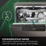 Refurbished Haier Washlens Plus Integrated Dishwasher - Smart Wi-Fi C-Rated Black control panel