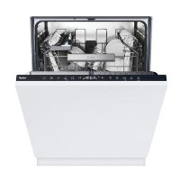 Refurbished Haier Washlens Plus Integrated Dishwasher - Smart Wi-Fi C-Rated Black control panel