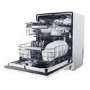 Refurbished Haier Washlens Plus Integrated Dishwasher - Smart Wi-Fi C-Rated Black control panel