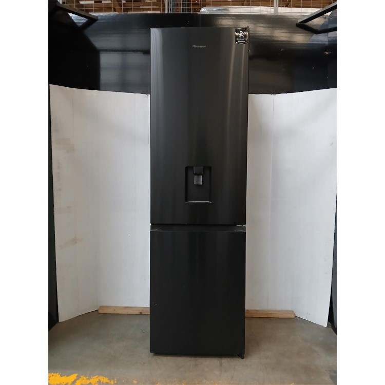 GRADE A2 - Hisense 336 Litre 60/40 Freestanding Fridge Freezer - Black