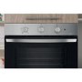 GRADE A3 - Indesit IO232HXUK Electric Conventional Single Oven - Stainless Steel  