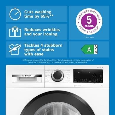 Refurbished Bosch Series 6 9kg 1400rpm Washing Machine - White
