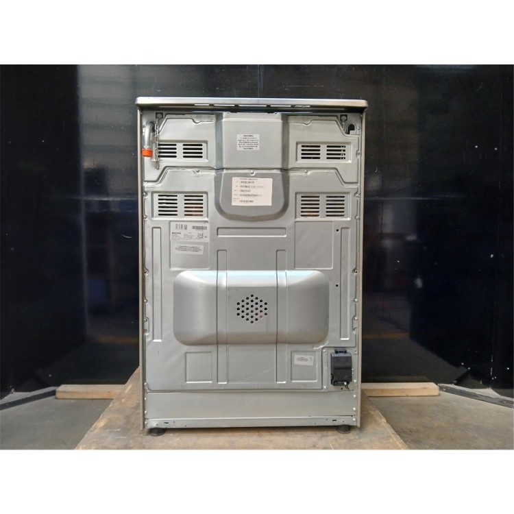 GRADE A2 - electriQ 60cm Dual Fuel Cooker - Stainless Steel