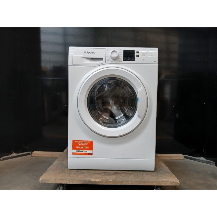Refurbished Hotpoint AntiStain 8kg 1400rpm Washing Machine - White