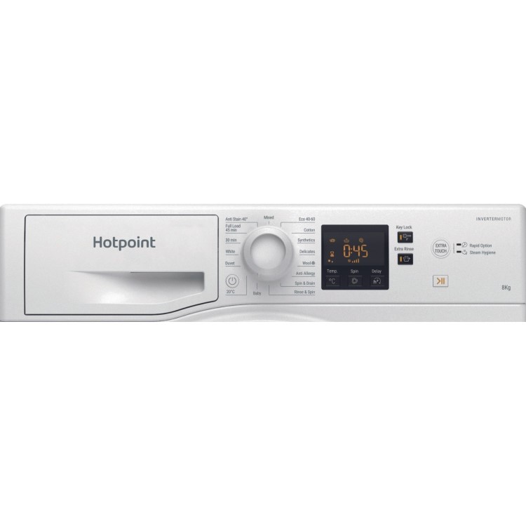 Refurbished Hotpoint AntiStain 8kg 1400rpm Washing Machine - White